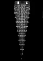 Lámpara de cristal de espiral L449CE