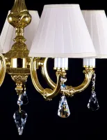 Lámpara de araña de cristal con pantallas L326CE - detalle