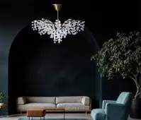 Araña de cristal de diseño L-GRA-01