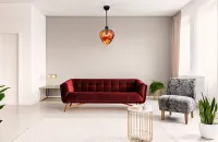 Lámpara colgante moderna ELA01Red