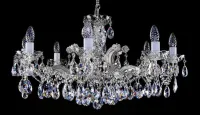 Lámparas de cristal estilo María Teresa L428CE - plateada