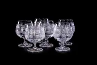 Juego de vasos de ron cortados 2 uds 12010-250ml