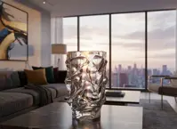 Jarrón de cristal BG08670 Jarrón de cristal BG08670