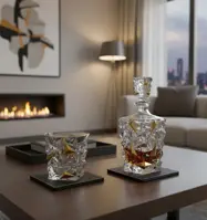 Jarra de cristal BG15107-01-dorado