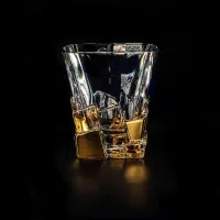 Juego de 2 vasos de ron BG25107zlato