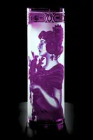 Jarrón de cristal en color purpureo SEB400FK