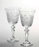 Copas de vino talladas 2 tr. 12116-170ml