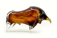 Estatuilla de cristal - toro JA/BYV/HN