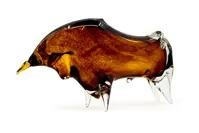 Estatuilla de cristal - toro JA/BYV/HN