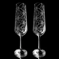 Juego de copas de vino espumoso de 2 uds PAS45540728200G