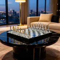 Ajedrez de cristal Recko025 Ajedrez de cristal Recko025