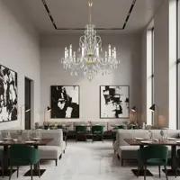 Lámpara de araña de cristal EL1381201PB Lámpara de araña de cristal EL1381201PB