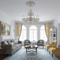 Lámpara de araña de cristal de lujo EL1381601PB Lámpara de araña de cristal de lujo EL1381601PB