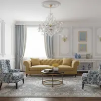 Lámpara de araña de cristal de lujo EL1381601PB Lámpara de araña de cristal de lujo EL1381601PB