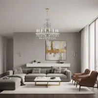 Lámpara de araña de cristal EL1382001PB