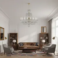 Lámpara de araña de cristal EL1382001PB