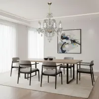 Lámpara de araña de cristal EL138801PB