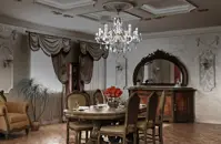 Lámpara de araña de cristal para el comedor EL166601