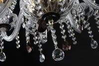 Lámpara de araña de cristal tallada EL204801MAT - detalle
