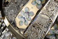 Lámpara de mesa de cristal ES688103