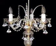 Lámpara de mesa de cristal ES127307