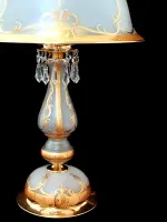 Lámpara de mesa de cristal ES531303sirm