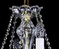 Lámpara de araña de cristal tallada  L030CE - detalle