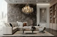 Lámparas de cristal estilo María Teresa para el salón BXL10920Z219