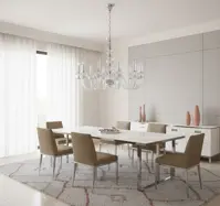 Lámpara de araña de cristal lisa EL4301200 Lámpara de araña de cristal lisa EL4301200