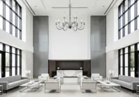 Lámpara de araña de cristal lisa EL4308+400 Lámpara de araña de cristal lisa EL4308+400