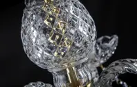 Lámpara de araña de cristal EL080501PB - detalle