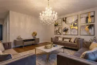 Lámpara de araña de cristal EL1168+4+401PB