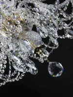 Lámpara de araña de cristal EL137802PB - detalle
