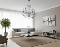 Lámpara de araña de cristal EL2186+3+209