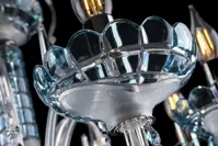 Lámpara de cristal azul EL619811 - detalle