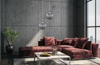 Lámpara de cristal colgante L16333