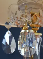 Lámpara de mesa de cristal AS046