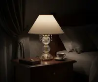 Lámpara de mesa de cristal ES137102-2BPB