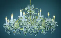 Lámpara de cristal estilo María Teresa APL076