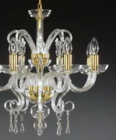 Lámpara de araña de cristal lisa  AL059 - detalle