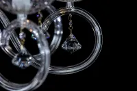 Lámpara de araña de cristal lisa EL2248023