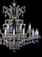 Lámpara de cristal estilo María Teresa L400CE - detalle