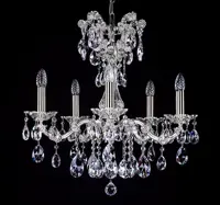 Lámpara de cristal L407CE - plateada