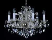 Lámparas de cristal estilo María Teresa L422CE - plateada