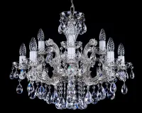 Lámparas de cristal estilo María Teresa L425CE - plateada