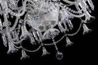 Lámpara de araña de cristal de lujo EL67212+319LPNi