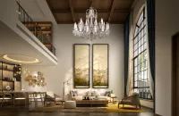 Lámpara de cristal grande para el salón EL67616+803AD4