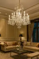 Lámpara de araña de cristal de lujo EL6768+403AD4