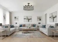 Lámpara de techo estilo tambor L193CLN