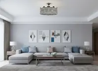 Lámpara de techo estilo tambor L193CLN